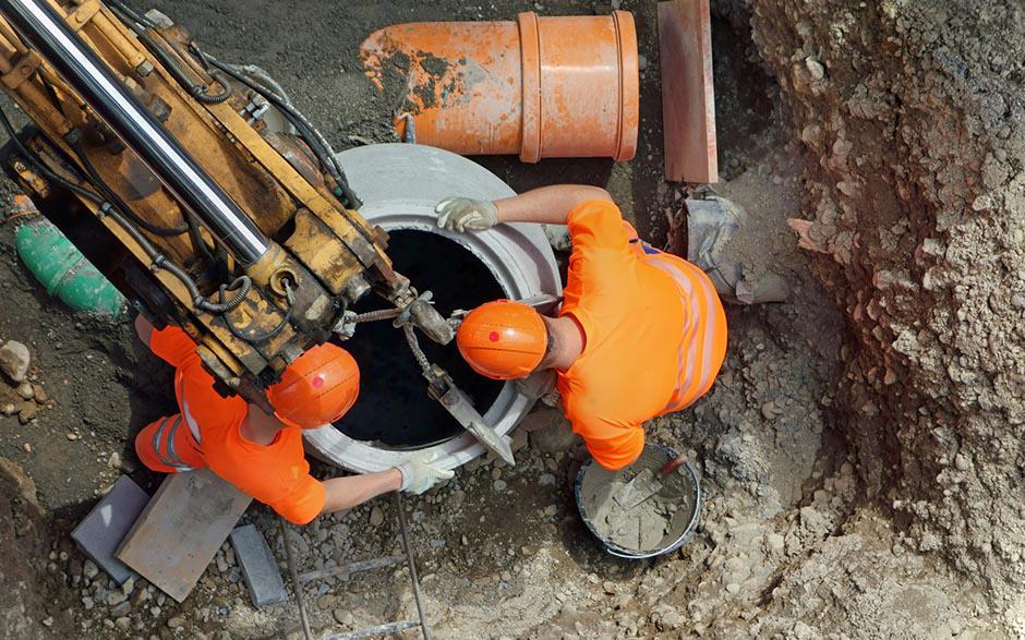 travaux assainissement Jouarre